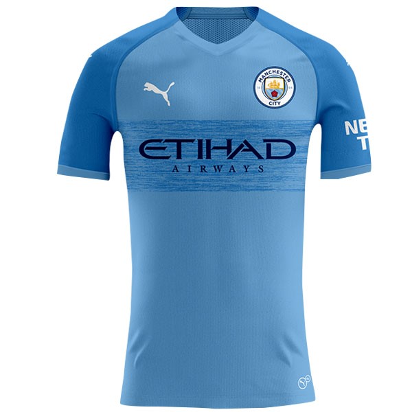 Tailandia Camiseta Manchester City Primera equipación 2019-2020 Azul